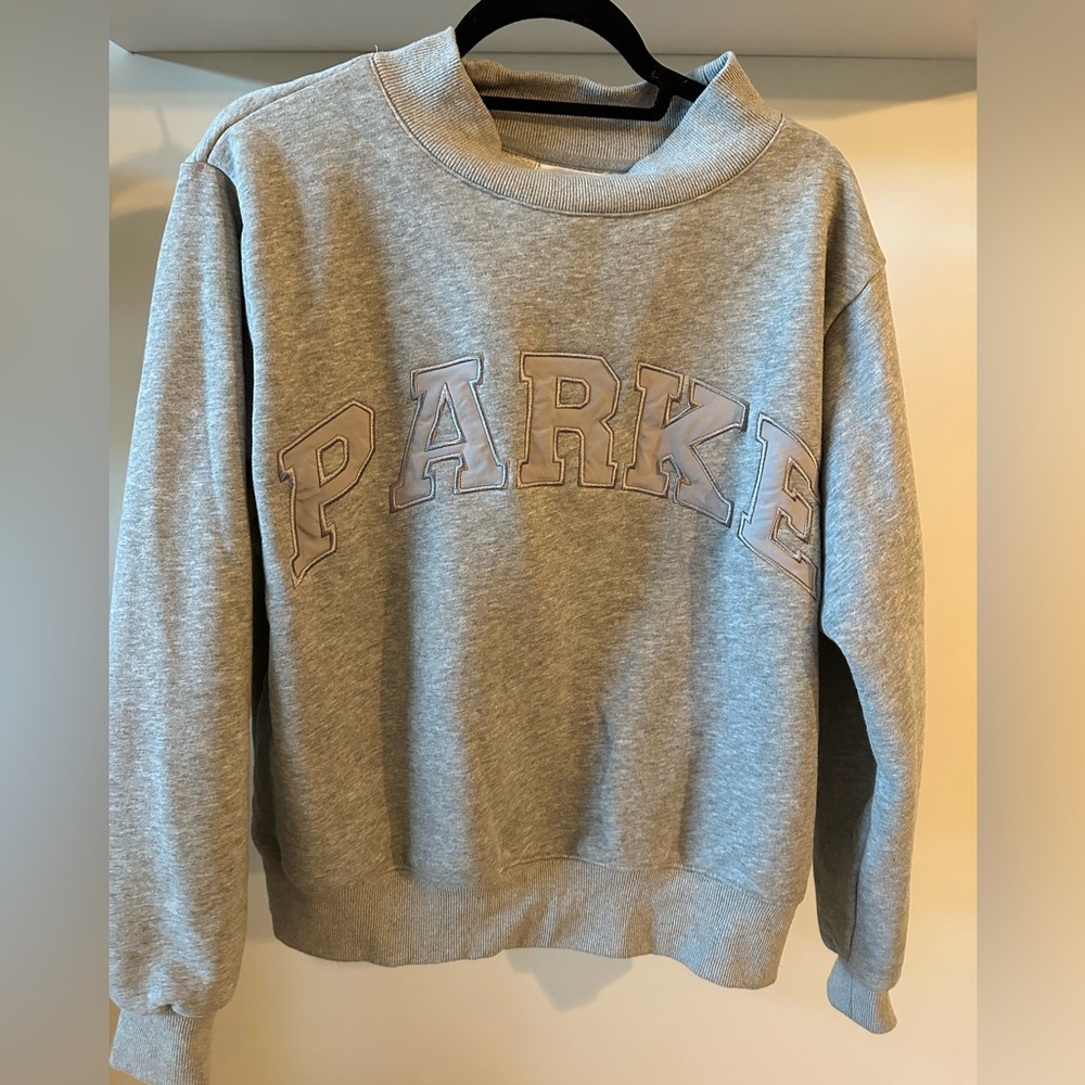 Parke Heather Gray Women's Mockneck Sweatshirt